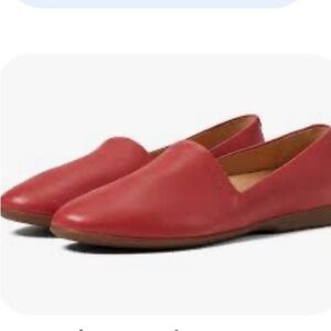 Dansko Larisa Poppy red Napa Red Leather Women's flats sz37 (7)